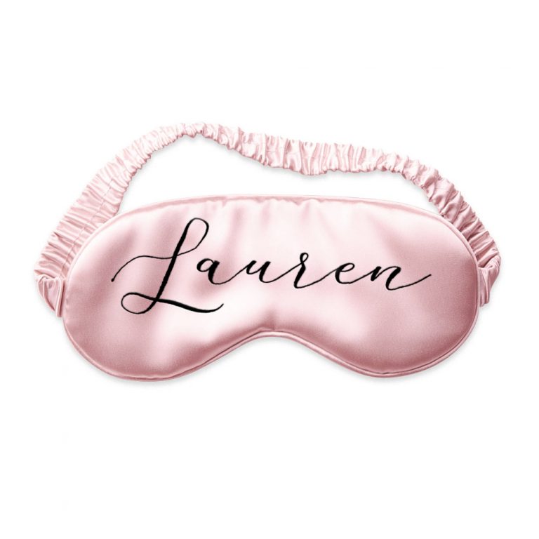 Personalised sleep mask Ribbon and Bow Store