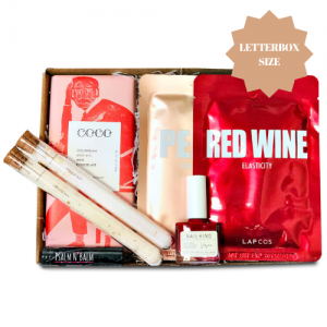 Blushing beauty letterbox gift with beauty and pamper products