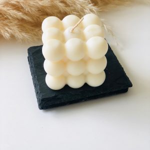 Natural bubble candle