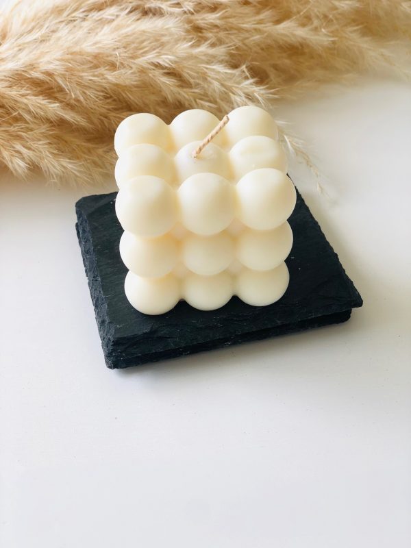 Natural bubble candle