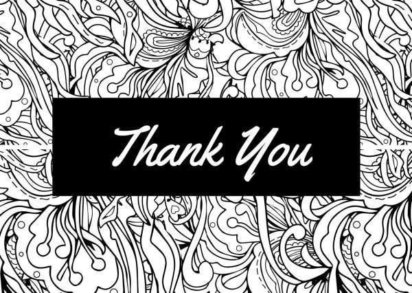 Thank You Pattern card