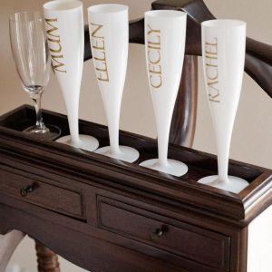 personalised champagne flute