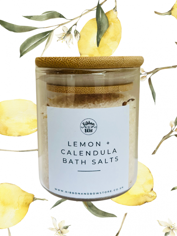 Lemon bath salts Natural bath salts