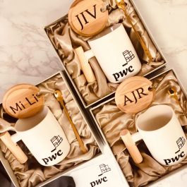 PWC mugs PWC gifts Personalised mugs